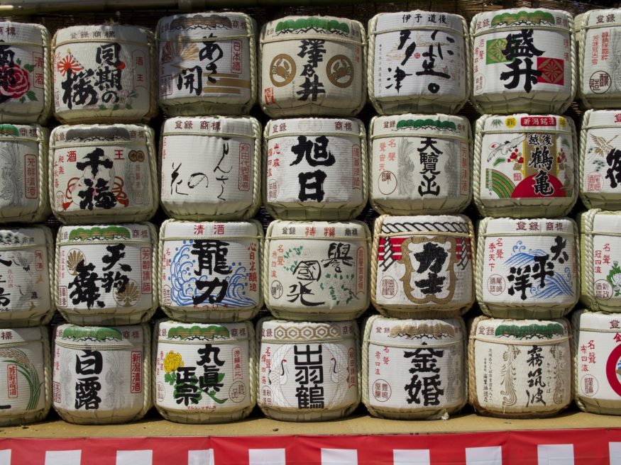 Japanese temples in Tokyo, Japan